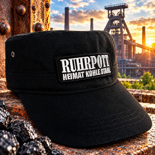 Military cap ruhrpott heimat - military,