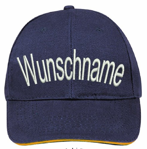 Basecap cap mit wunschtext - cap,